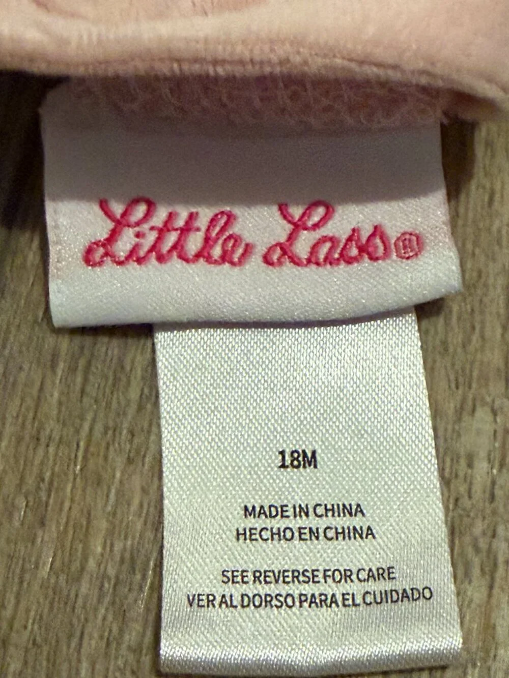 Lot of Two Twin Girl Pink Bow Outfits 18m - Picture 3 of 4
